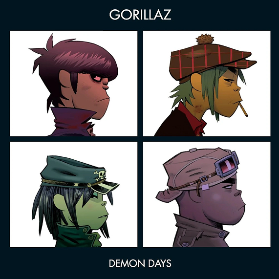 capa do album demon days